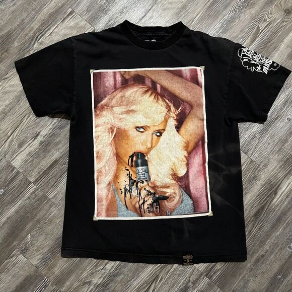 Vintage Dissizit x David LaChapelle Paris Hilton Shirt M - Picture 1 of 8